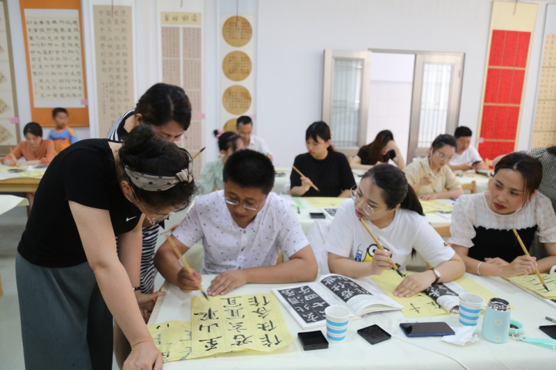 与党同行为党献礼连云港市赣榆区第七期中小学书法教育骨干教师培训班